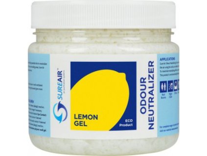 Gelový blokátor zápachu s vůní citrónu v balení 1kg, Lemon od Sure Air.