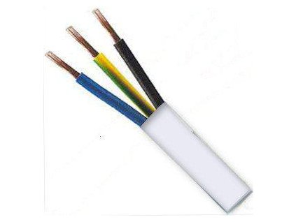 Kabel bez ukončení prodávaný po metrech o tloušťce kabelů 3x2,5mm, od 1m.