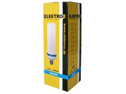 Pěstební růstová usporná CFL lampa o výkonu 200W, Elektrox.