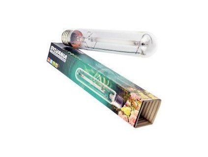 Pěstební sodíková výbojka o výkonu 250W, SHP-TS GroLux od Sylvania.