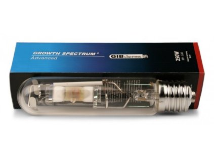 Pěstební metal-halidová výbojka o výkonu 150W určená pro růst rostlin, Growth Spectrum Advanced od GIB.