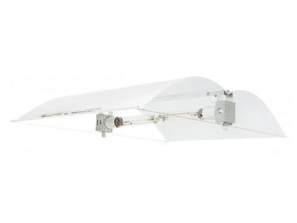 Stinidlo s tepelnými štíty pro dvě pěstební výbojky s paticí E40, Defender Twin od Adjust-a-Wings.