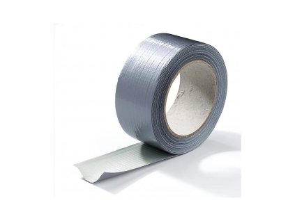Lepící textilní páska potažená PE fólií, Ducktape 50m x 50mm.