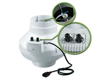 ventilator se silnejsim motorem a termostatem vks 200 u 930m3 h