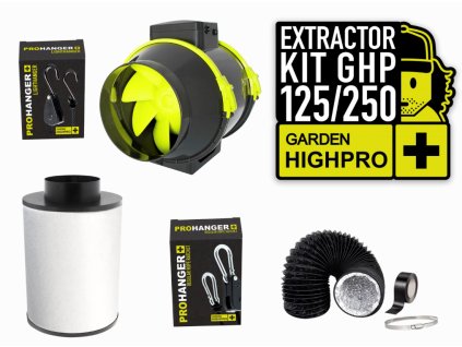 GARDEN HIGH PRO EXTRACTOR KIT 125mm, 250m3/h