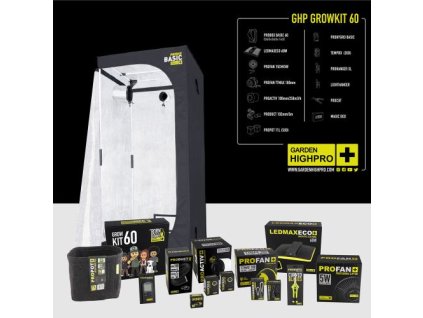 garden high pro growkit60 pestebni komplet 60x60x160cm