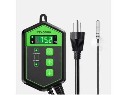 vivosun heat mat thermostat s teplotni sondou