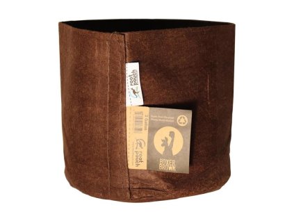 Textilní květník Brown od Root Pouch o velikosti 3,8l.