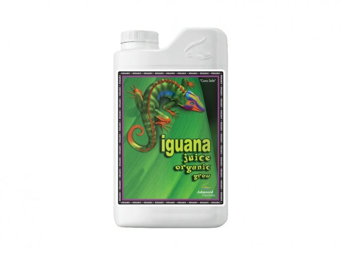 Základní růstové organické hnojivo Iguana Juice Organic Grow od Advanced Nutrients, 1l.