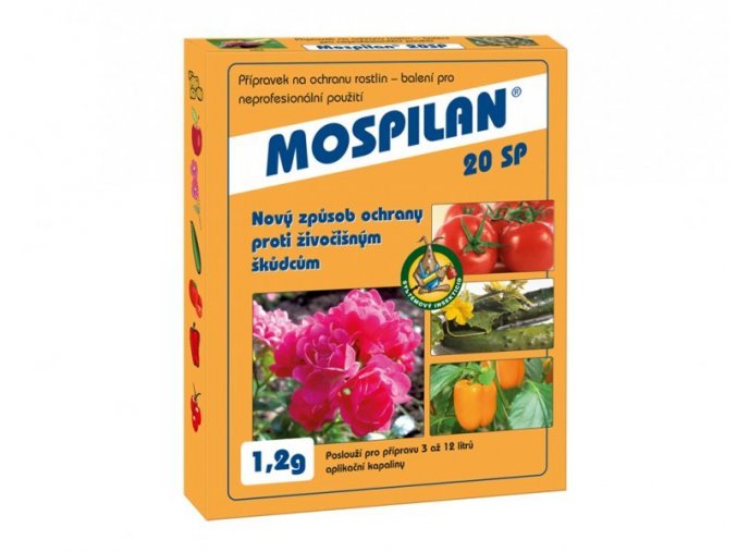 Ochrana proti škůdcům ve formě prášku, Mospilan od Agro CS.