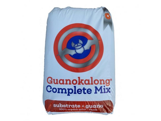 Základní bio půdní substrát s obsahem netopýřího guana, Complete Mix od Guanokalong.