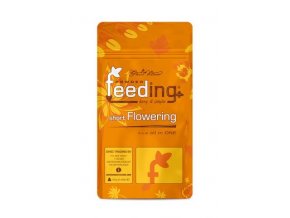 Komplexní práškové hnojivo pro kratší dobu kvetení Short Flowering od Green House Feeding, 125g.