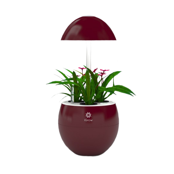 Chytrý květináč LED Home System-UrbanGreen I-Grow G301A - Red