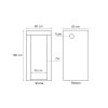 Pěstební stan o velikosti 60x60x160, Ambient Q60+ od HomeBox.