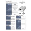 Tech Specs 1000W DE HPS Ballast