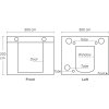 Pěstební stan o velikosti 300x150x220, Ambient R300+ od HomeBox.