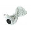 Prodlužovací kabel – spojka, 5m, bílý