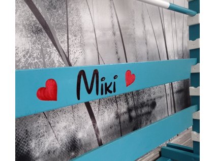 Nápis , jméno, věnování