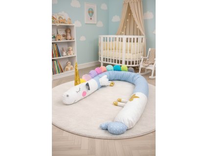 Mantinel JEDNOROŽEC modrý