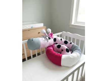 Mantinel ŽIRAFA ružová