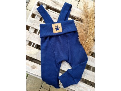 Rebrované legíny na traky INDIGO (Veľkosť 62)