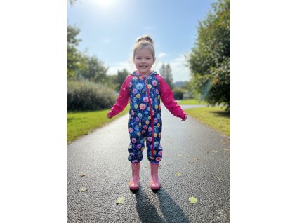 Softshell overal farebné púpavky