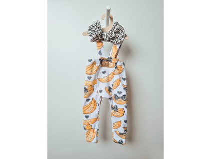 Rebrované legíny na traky Banániky