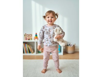 Tepláková súprava Sovičky