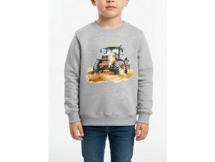 Mikina žltý traktor veľ.122