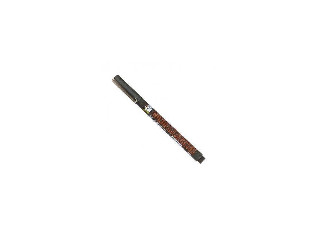 mr hobby gm21 brush type pen point gray gundam