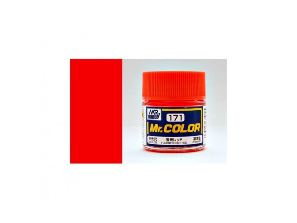 gunze mr color c171 fluorescent red 10ml