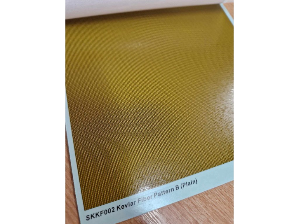 Twill Weave Carbon/Kevlar (Yellow) Veneer 24 x 24