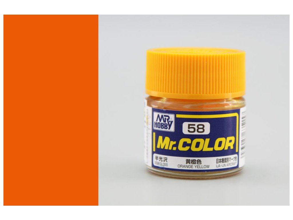 7229 mr color gunze c058 oranzovo zlta