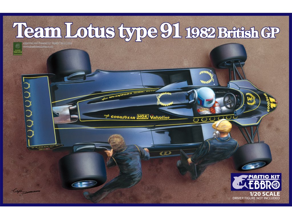 8528 model kit formula ebbro ebr20012 team lotus type 91 1 20