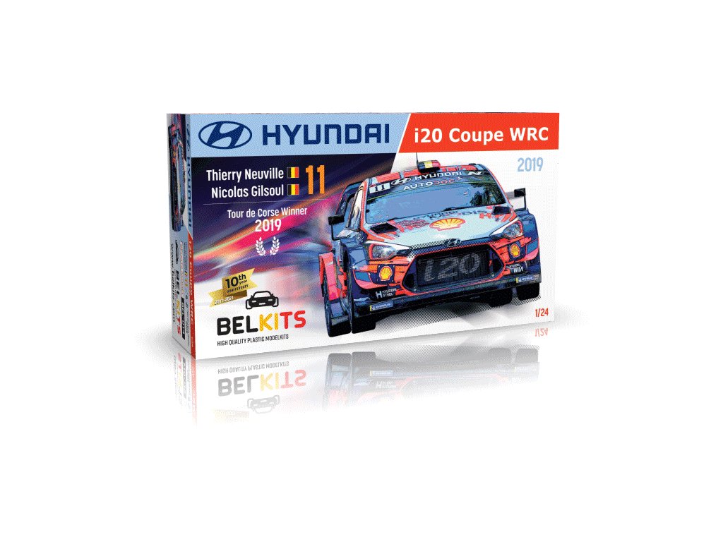 Model Kit auto BELKITS BEL014 HYUNDAI I20 2019 (124