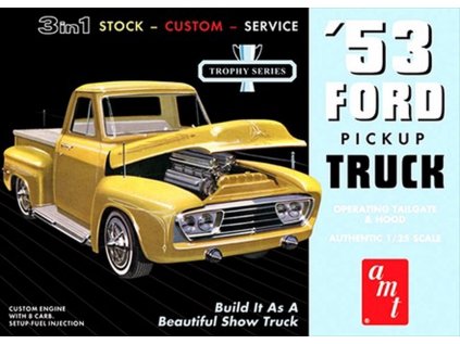 Plastový model auto AMT 0882 - 1953 Ford Pickup (1:25)
