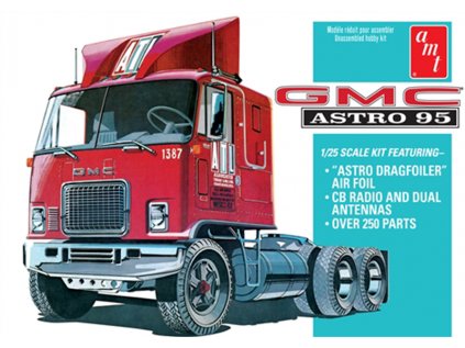 Plastový model kamion AMT 1140 - GMC Astro 95 (1:25)