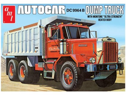 Plastový model kamion AMT 1150 - Autocar DC-9964B Dump Truck (1:25)