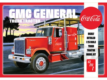 Plastový model kamion AMT 1179 - Coca Cola GMC General (1:25)