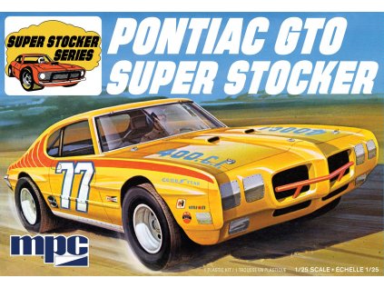 Plastový model auto MPC 0939 - 1970 Pontiac GTO Super Stocker (1:25)
