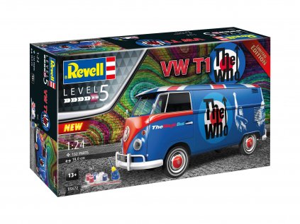 Darčekový set auto REVELL 05672 - VW T1 "The Who" (1:24)