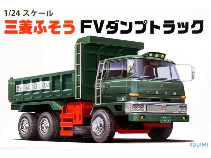 Plastový model kamion FUJIMI FU11974 - Mitsubishi Fuso Dump Truck (1:24)