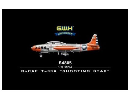 Plastový model lietadlo GWH S4805 - RoCAF T-33A "Shooting Star" 1/48