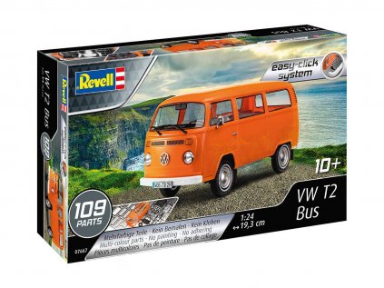 Plastový model auto REVELL 07667 - VW T2 Bus (1:24)