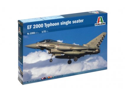 1046 model kit lietadlo italeri 1355 ef 2000 typhoon single seater 1 72