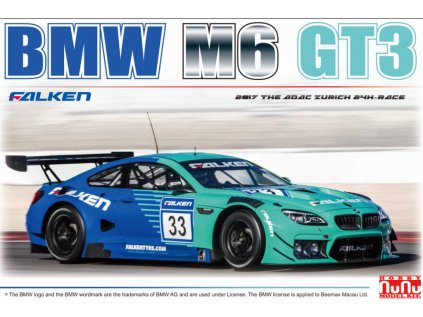 Model Kit auto NUNU PN24002 - BMW M6 GT3 Falken Motorsports No.33 (1:24)