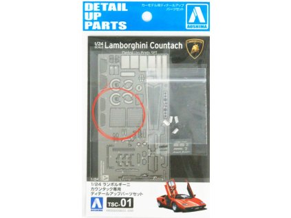 Detail up parts AOSHIMA AO05805 - Lamborghini Countach Common (1:24)