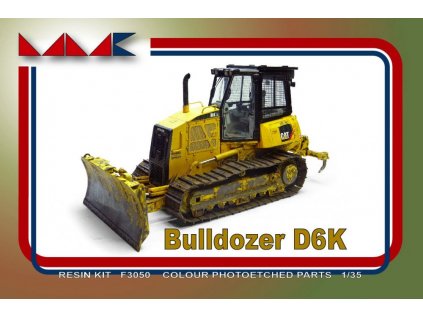 Resinový model buldozer MMK F3050 - Buldozer D6 CAT (1:35)
