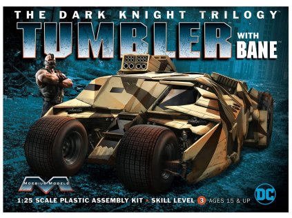 Model Kit auto MOEBIUS MOE967 - The Dark Knight Trilogy Tumbler with Bane (1:25)