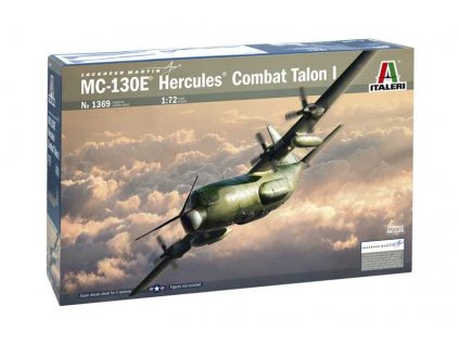 1067 model kit lietadlo italeri 1369 mc 130e hercules combat talon l 1 72